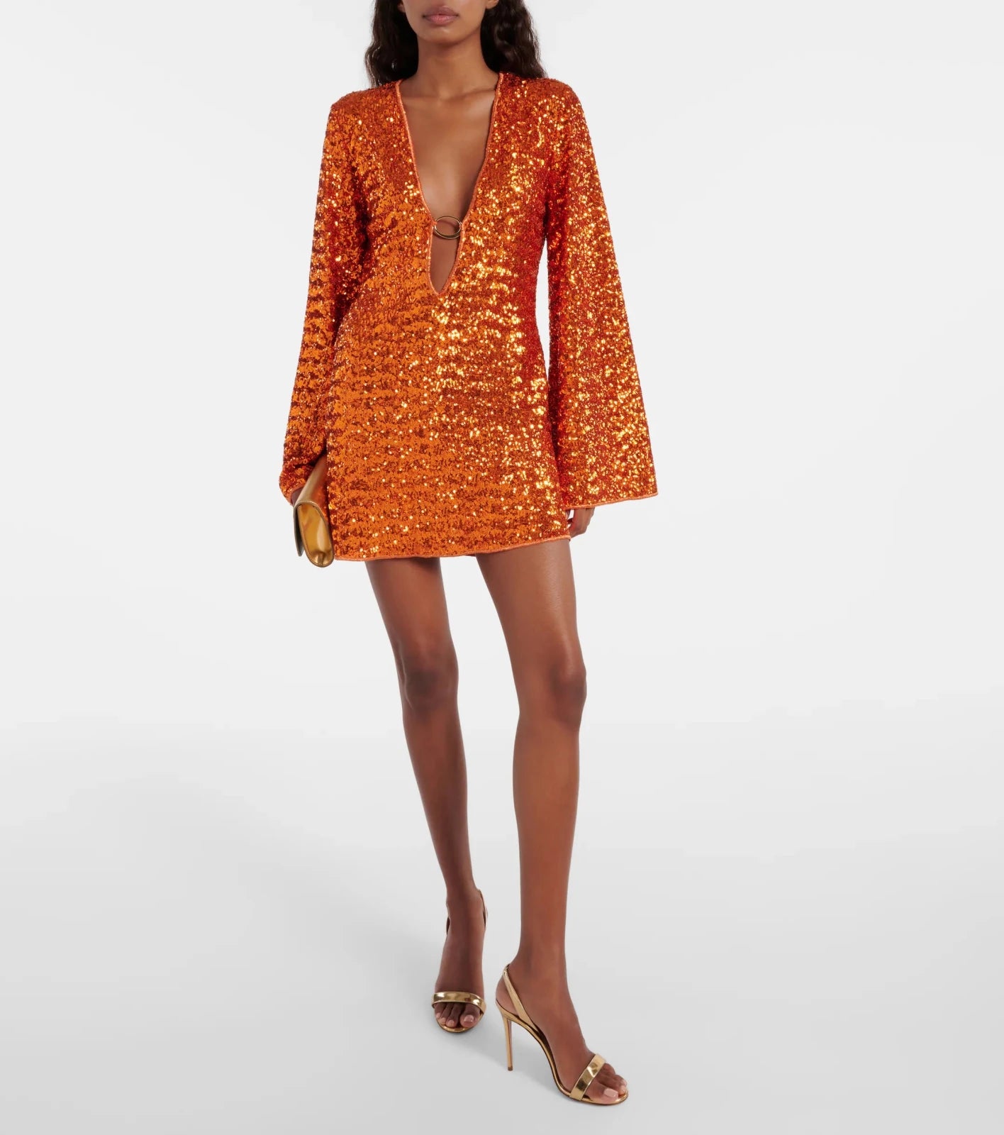 Miss | Jurk Dames Mini Glitter Avond - Polyester - Miss Madera