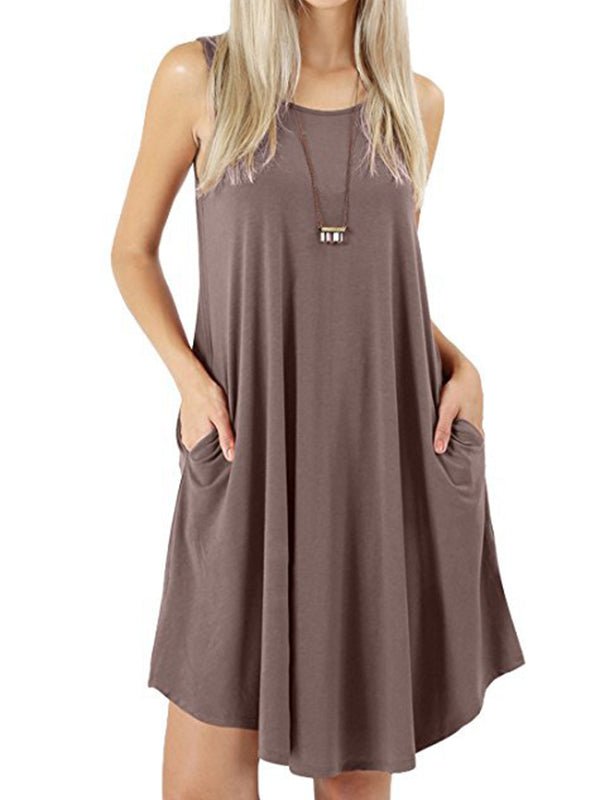 Miss | Jurk Dames Mini Losse Pasvorm - Modal - Miss Madera MIS-RC6O8K