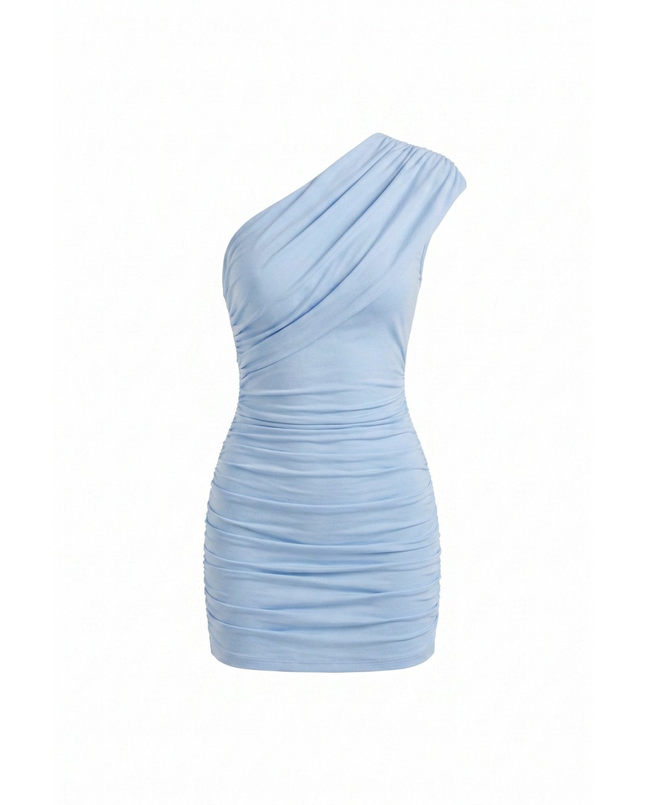 Miss | Jurk Dames Mini One-Shoulder - Viscose - Miss Madera MIS-TBW5TP