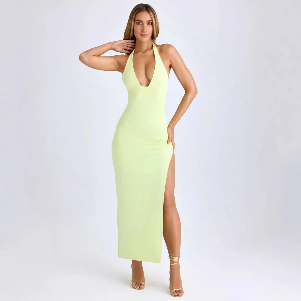 Miss | Jurk Dames Off-shoulder Midi - Polyester - Miss Madera MIS-93DA9F