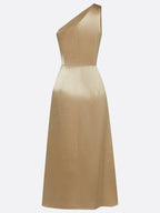 Miss | Jurk Dames One-Shoulder Midi Gerimpelde Taille - Miss Madera MIS-CW23J3