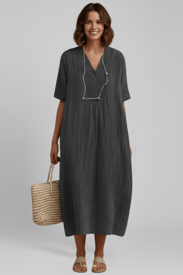 Miss | Jurk Dames Stippen Zomer Fitted - Viscose - Miss Madera MIS-IWWYR2