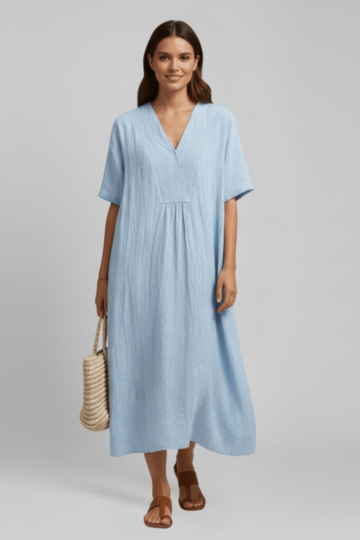 Miss | Jurk Dames Stippen Zomer Fitted - Viscose - Miss Madera MIS-IWWYR2