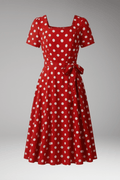 Miss | Jurk Dames Stippen Zomer Fitted - Viscose - Miss Madera MIS-JF0VGS