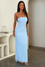Miss | Jurk Dames Strapless Maxi Zomer - Polyester - Miss Madera MIS-9TRO6H