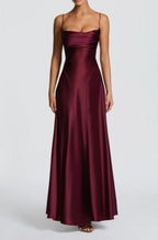 Miss | Jurk Dames Strapless Sweetheart Maxi Formeel - Satijn - Miss Madera MIS-BTSVT7