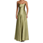 Miss | Jurk Dames Strapless Sweetheart Maxi Formeel - Satijn - Miss Madera MIS-BTSVT7