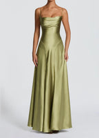 Miss | Jurk Dames Strapless Sweetheart Maxi Formeel - Satijn - Miss Madera MIS-LFT4NX