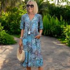 Miss | Jurk Dames Zomer Boho Maxi - Viscose - Miss Madera MIS-8FBGSF