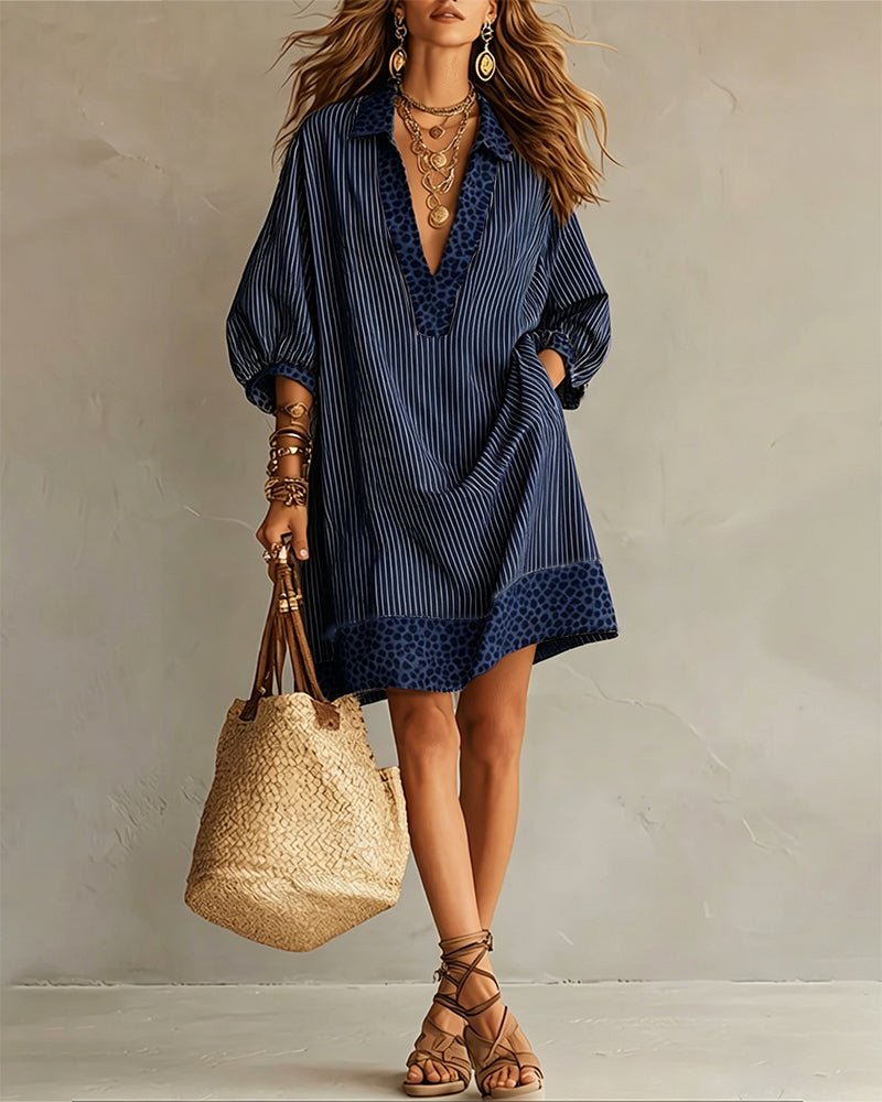 Miss | Jurk Dames Zomer Loose Fit Mini - Viscose - Miss Madera MIS-6TQG1D