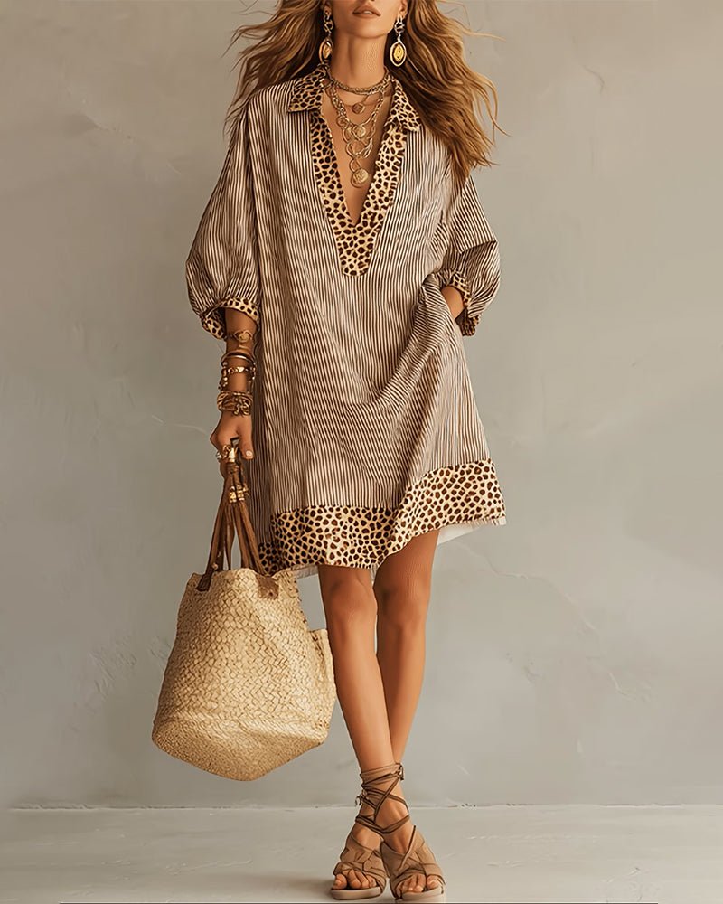 Miss | Jurk Dames Zomer Loose Fit Mini - Viscose - Miss Madera MIS-UF3BDH