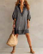 Miss | Jurk Dames Zomer Loose Fit Mini - Viscose - Miss Madera MIS-PEN7D6