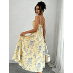 Miss | Jurk Dames Zomer Maxi Bloemenprint - Viscose - Miss Madera MIS-KOL83P