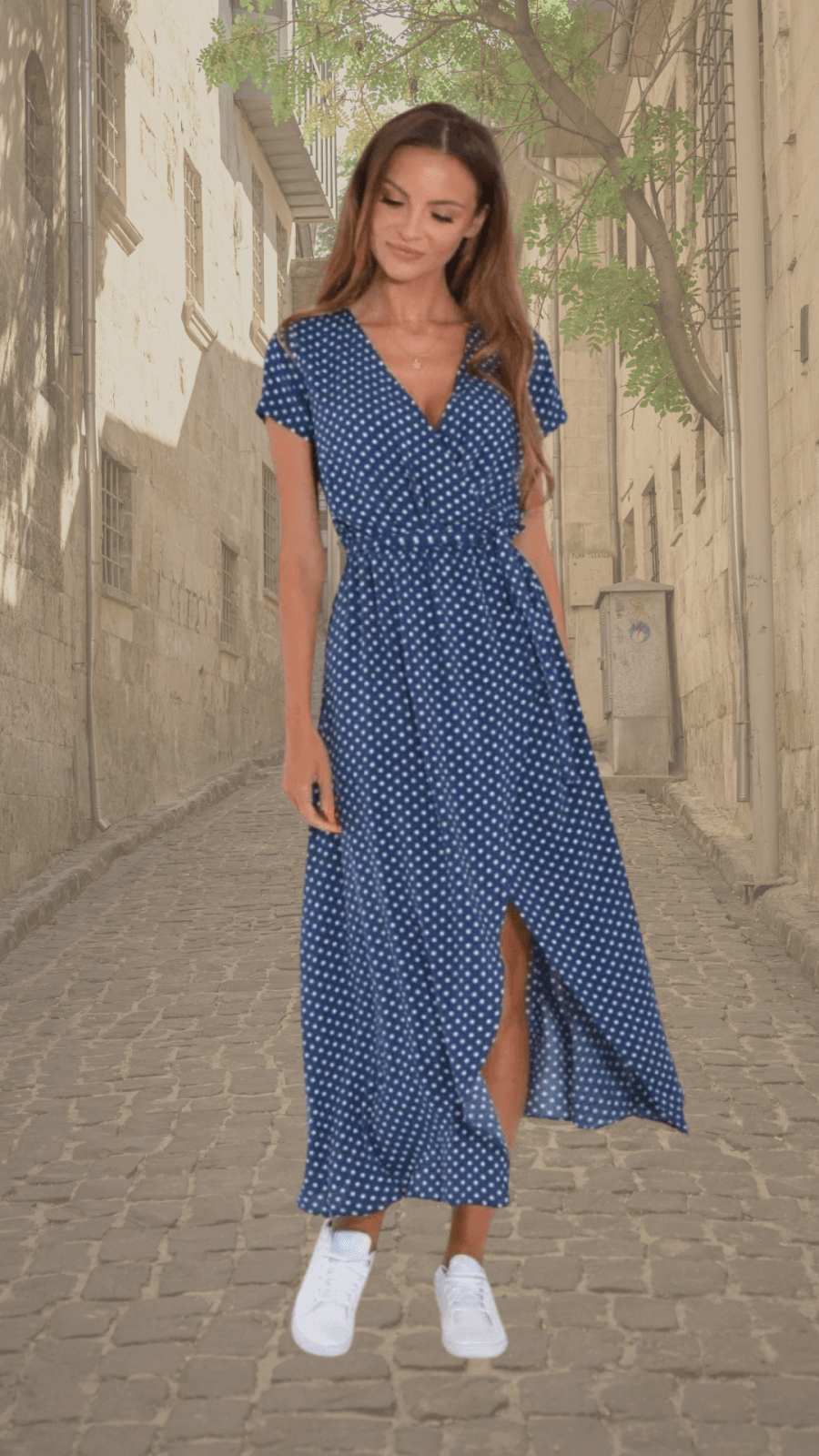Miss | Jurk Dames Zomer Maxi Bloemenprint - Viscose - Miss Madera MIS-1U6OZS