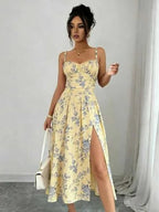 Miss | Jurk Dames Zomer Maxi Bloemenprint - Viscose - Miss Madera MIS-KOL83P