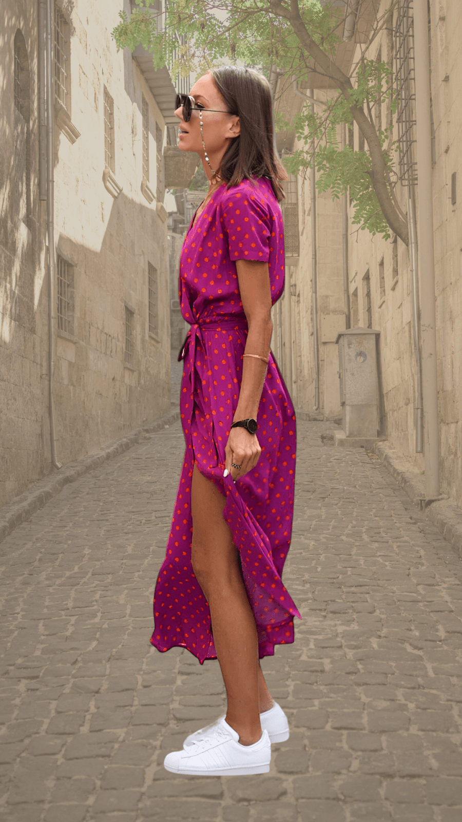 Miss | Jurk Dames Zomer Maxi Bloemenprint - Viscose - Miss Madera MIS-OOC9M4