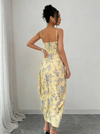 Miss | Jurk Dames Zomer Maxi Bloemenprint - Viscose - Miss Madera MIS-KOL83P