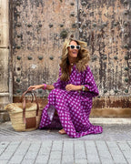 Miss | Jurk Dames Zomer Maxi Bohemian - Viscose - Miss Madera MIS-FOCPJZ