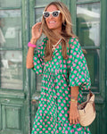 Miss | Jurk Dames Zomer Maxi Bohemian - Viscose - Miss Madera MIS-Y7SNHI