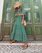 Miss | Jurk Dames Zomer Maxi Bohemian - Viscose - Miss Madera MIS-FOCPJZ