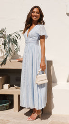 Miss | Jurk Dames Zomer Maxi Boho - Viscose - Miss Madera MIS-LOSA4L