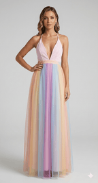 Miss | Jurk Dames Zomer Maxi Halter - Viscose - Miss Madera MIS-5W91RL