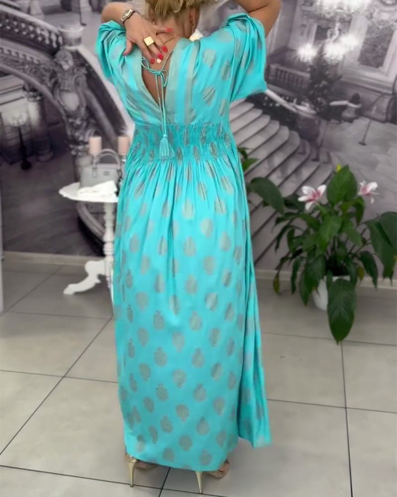 Miss | Jurk Dames Zomer Maxi Kaftan - Viscose - Miss Madera MIS-VESZUU