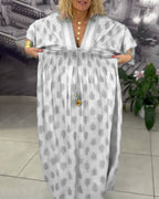 Miss | Jurk Dames Zomer Maxi Kaftan - Viscose - Miss Madera MIS-VESZUU