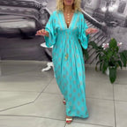 Miss | Jurk Dames Zomer Maxi Kaftan - Viscose - Miss Madera MIS-VESZUU