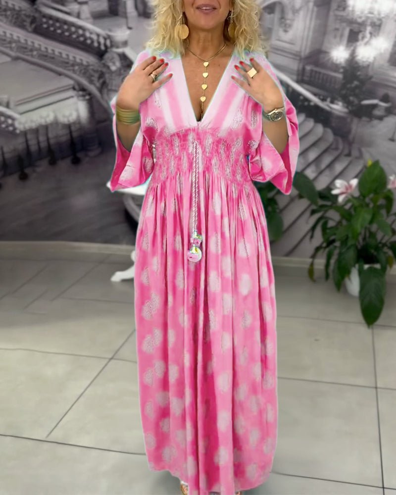 Miss | Jurk Dames Zomer Maxi Kaftan - Viscose - Miss Madera MIS-4MMF2V
