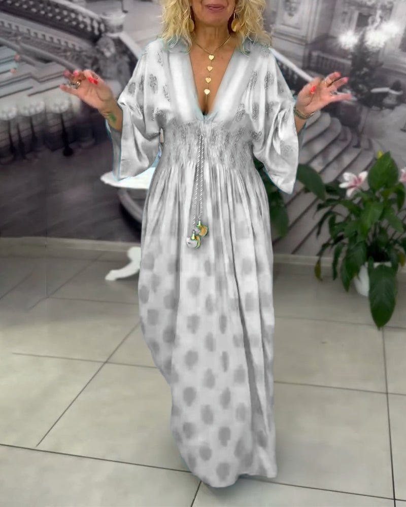 Miss | Jurk Dames Zomer Maxi Kaftan - Viscose - Miss Madera MIS-VESZUU