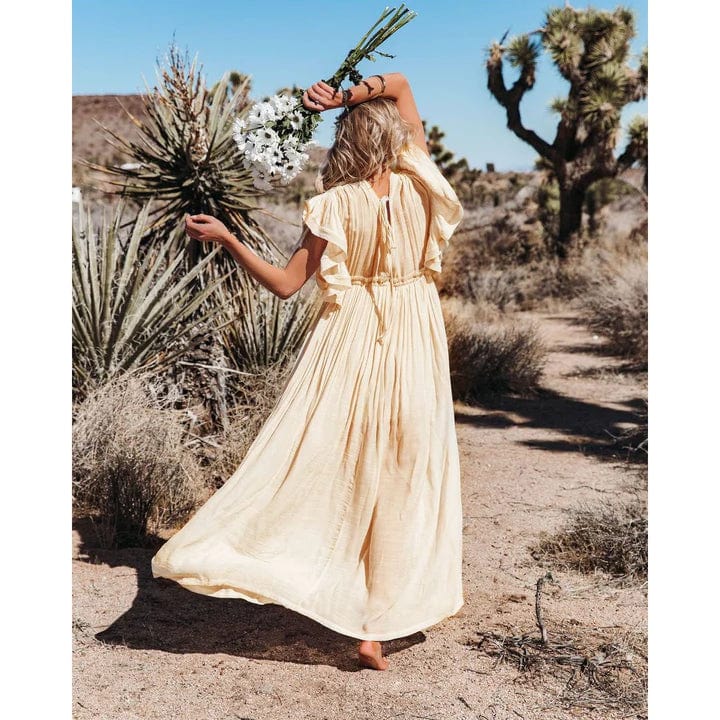 Miss | Jurk Dames Zomer Maxi Relaxte Pasvorm - Viscose - Miss Madera MIS-IH7XF3