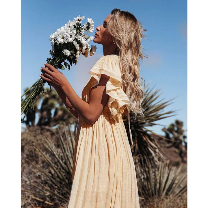 Miss | Jurk Dames Zomer Maxi Relaxte Pasvorm - Viscose - Miss Madera MIS-IH7XF3