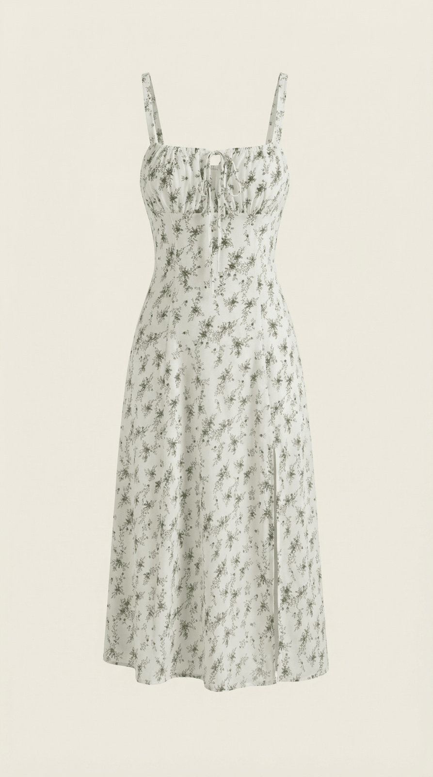 Miss | Jurk Dames Zomer Midi A-lijn Bloemenprint - Viscose - Miss Madera MIS-HYU27S