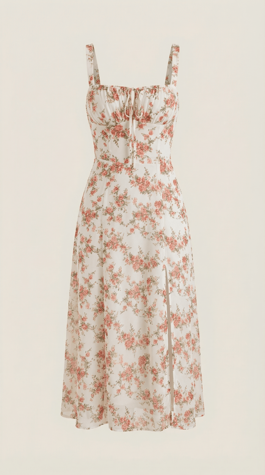 Miss | Jurk Dames Zomer Midi A-lijn Bloemenprint - Viscose - Miss Madera MIS-EJNETR