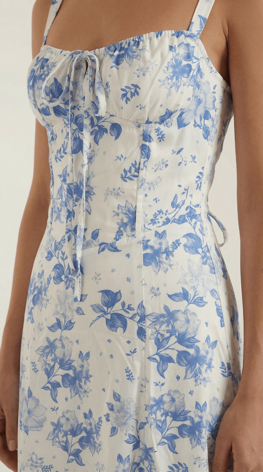 Miss | Jurk Dames Zomer Midi A-lijn Bloemenprint - Viscose - Miss Madera MIS-U39DB2
