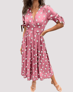 Miss | Jurk Dames Zomer Midi A-Lijn - Viscose - Miss Madera MIS-WFSG3W