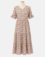Miss | Jurk Dames Zomer Midi Boho - Viscose - Miss Madera MIS-IPOR3S