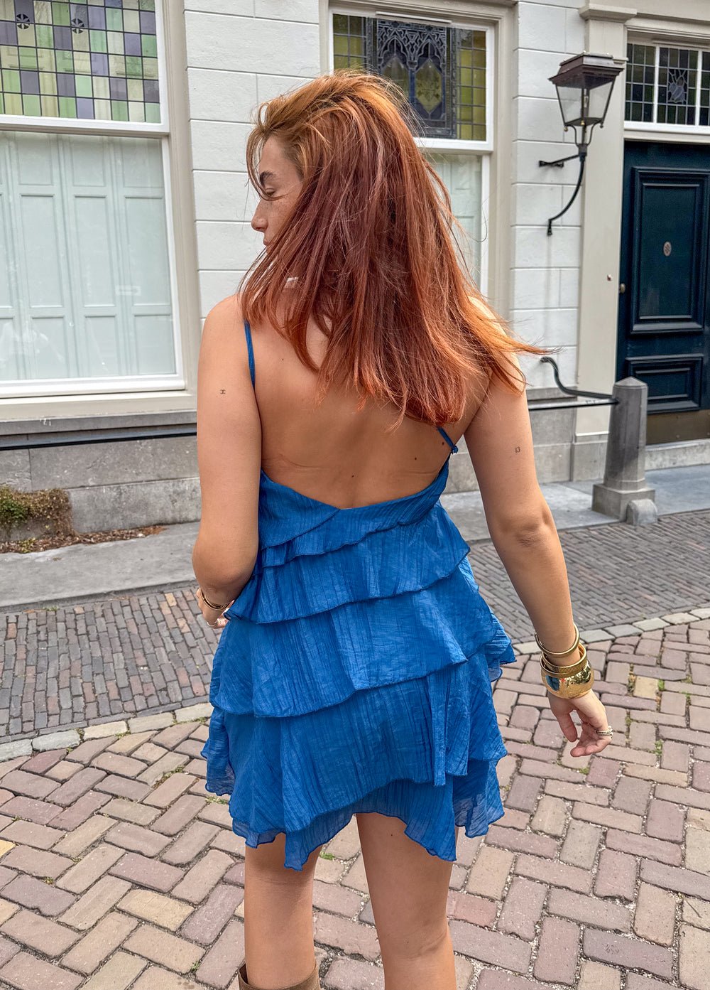 Miss | Jurk Dames Zomer Mini Asymmetrisch - Polyester - Miss Madera MIS-TN1E0U
