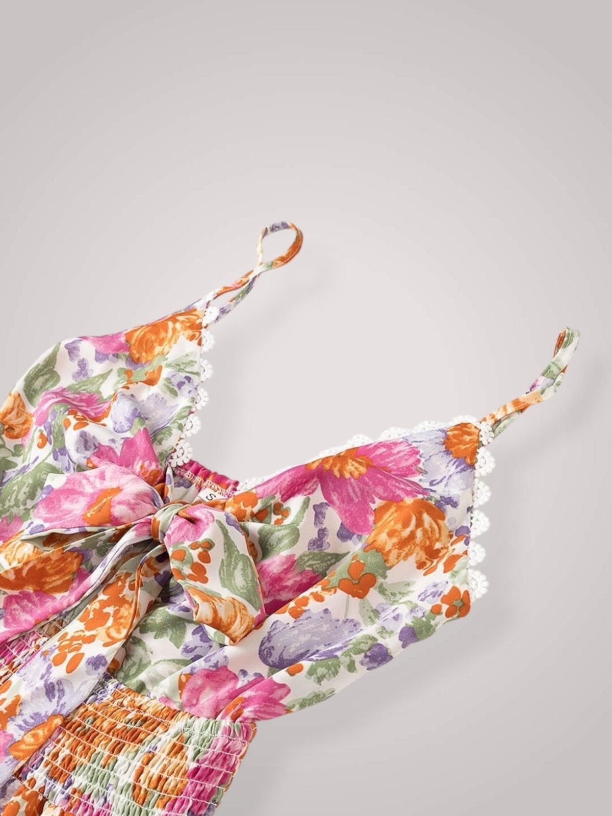 Miss | Jurk Dames Zomer Mini Bloemenprint - Viscose - Miss Madera MIS-OQIE4Z