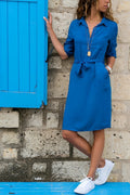 Miss | Jurk Dames Zomer Mini Hemdsjurk - Viscose - Miss Madera MIS-HHY6D6