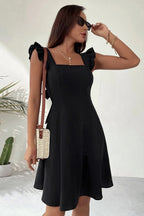 Miss | Jurk Dames Zomer Mini Vierkante Hals - Polyester - Miss Madera MIS-Y1E5OQ