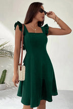 Miss | Jurk Dames Zomer Mini Vierkante Hals - Polyester - Miss Madera MIS-QZINKT