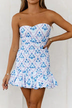 Miss | Jurk Dames Zomer Mouwloos Mini - Polyester - Miss Madera MIS-6JGLH2