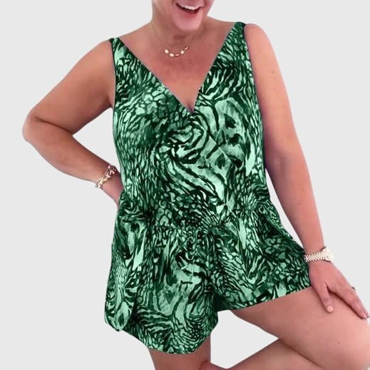 Miss | Jurk Dames Zomer Mouwloos V-hals - Polyester - Miss Madera MIS-0HHJYF