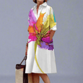 Miss | Jurk Dames Zomer Relaxed - Viscose - Miss Madera MIS-C4JBT2