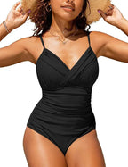 Miss | Jurk Dames Zomer V-hals Push-Up - Polyester - Miss Madera MIS-BSV2QT
