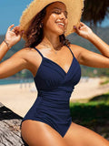 Miss | Jurk Dames Zomer V-hals Push-Up - Polyester - Miss Madera MIS-BSV2QT