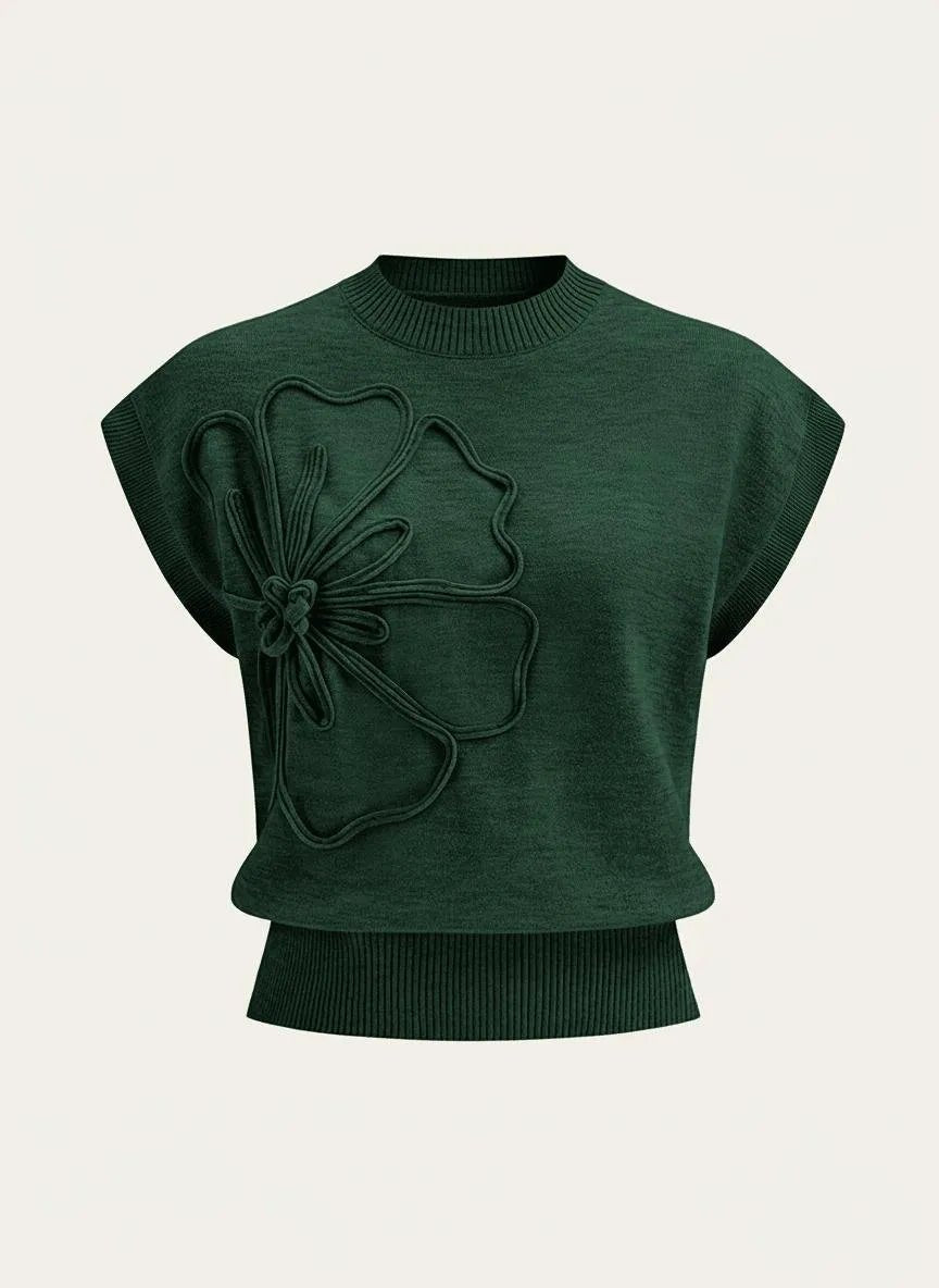 Miss | Knit Top Dames Casual - Zachte brei, katoen &amp; synthetisch mengsel - Miss Madera