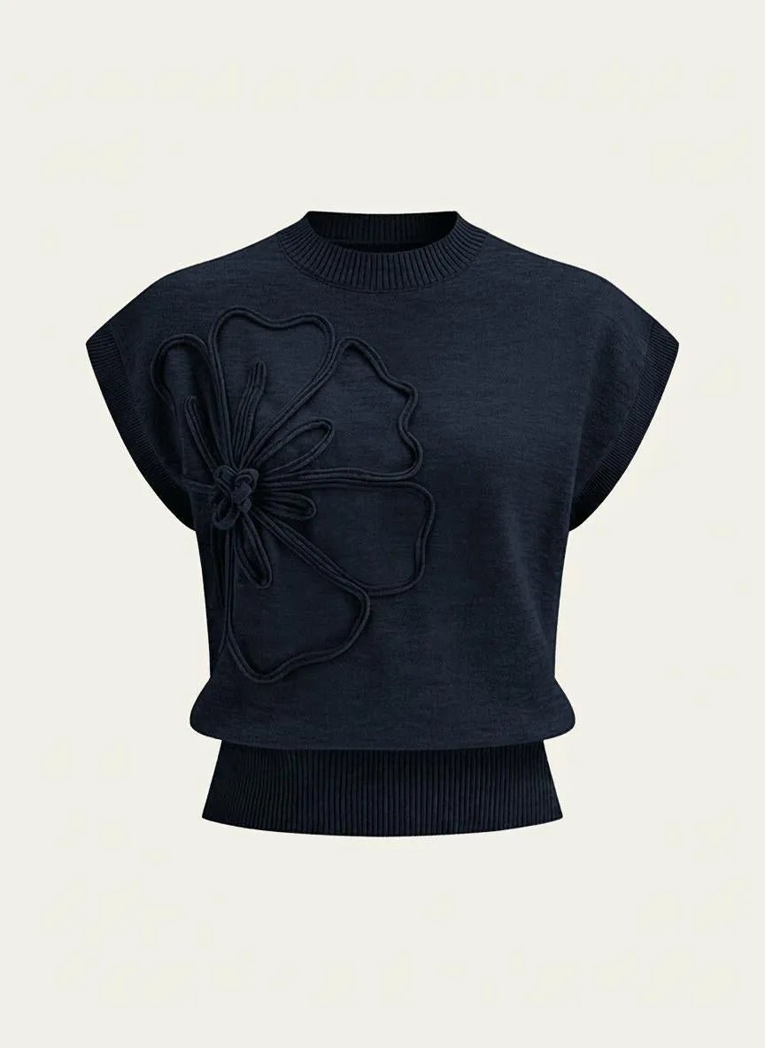 Miss | Knit Top Dames Casual - Zachte brei, katoen &amp; synthetisch mengsel - Miss Madera